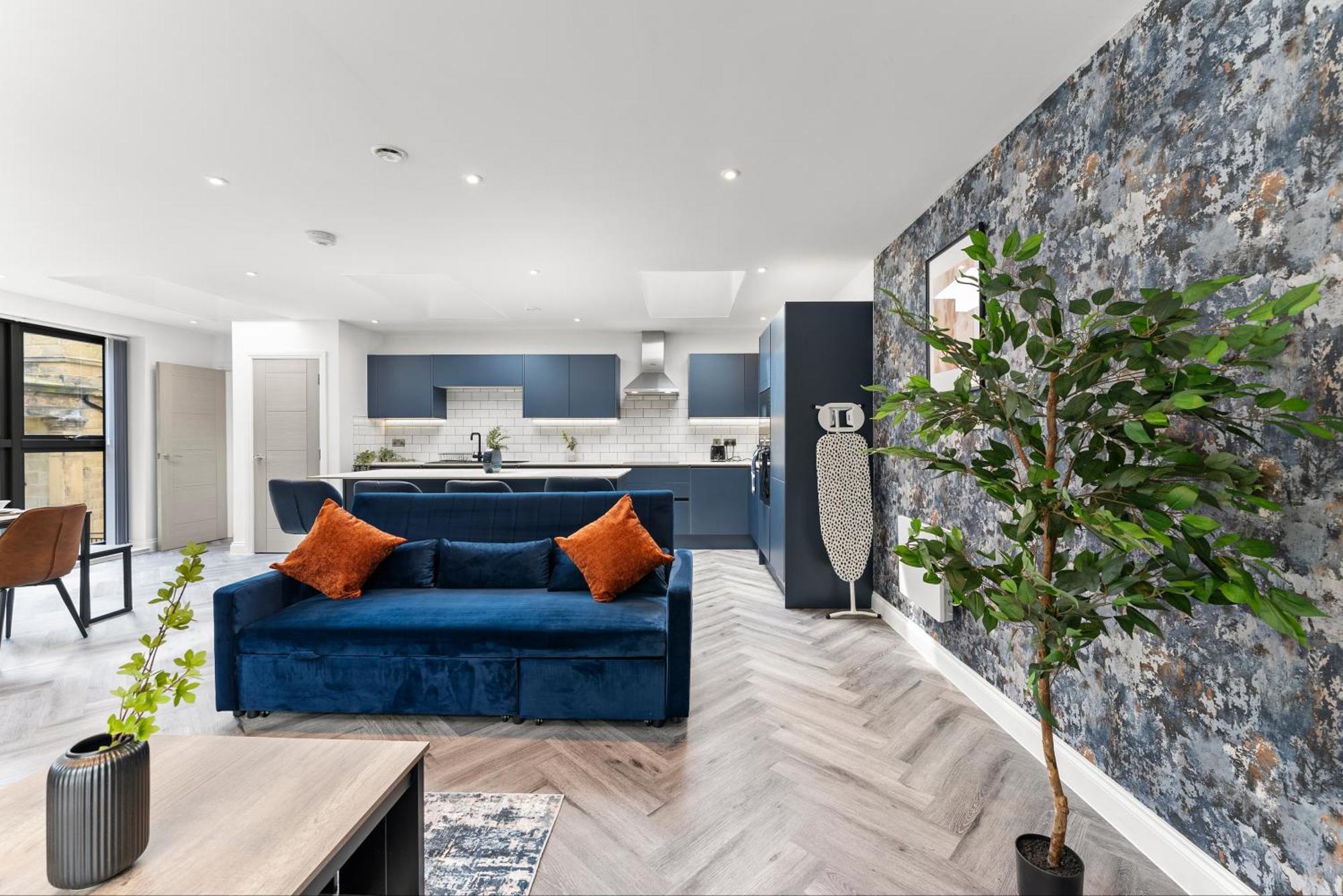 Stylish Large Leeds Apartment - Parking Exteriör bild